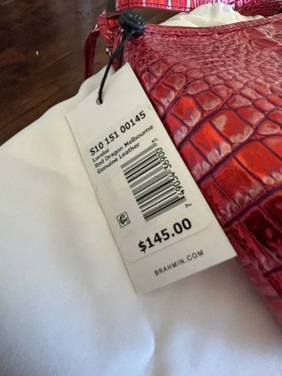 Brahmin Lorelei Shoulder Bag Red Dragon Melbourne NWT - Picture 9 of 10